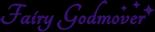 Stylised fairy godmover logo in purple